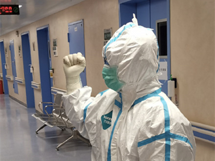 【廣西貴港】世界衛(wèi)生日，致敬醫(yī)護(hù)，勞恩防撞扶手一路隨行