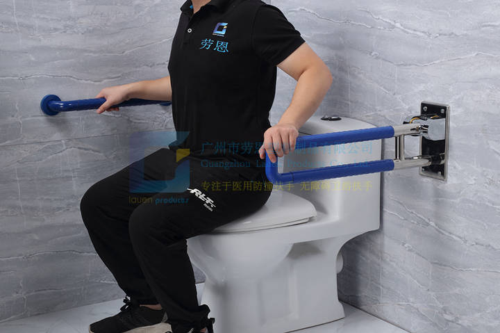 安全衛(wèi)浴設(shè)備-衛(wèi)生家老人助力扶手，折疊沐浴凳 (4)